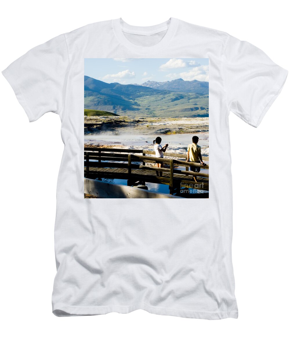 Yellowstone National Park T-Shirt featuring the photograph Yellowstone #25 by Tara Lynn