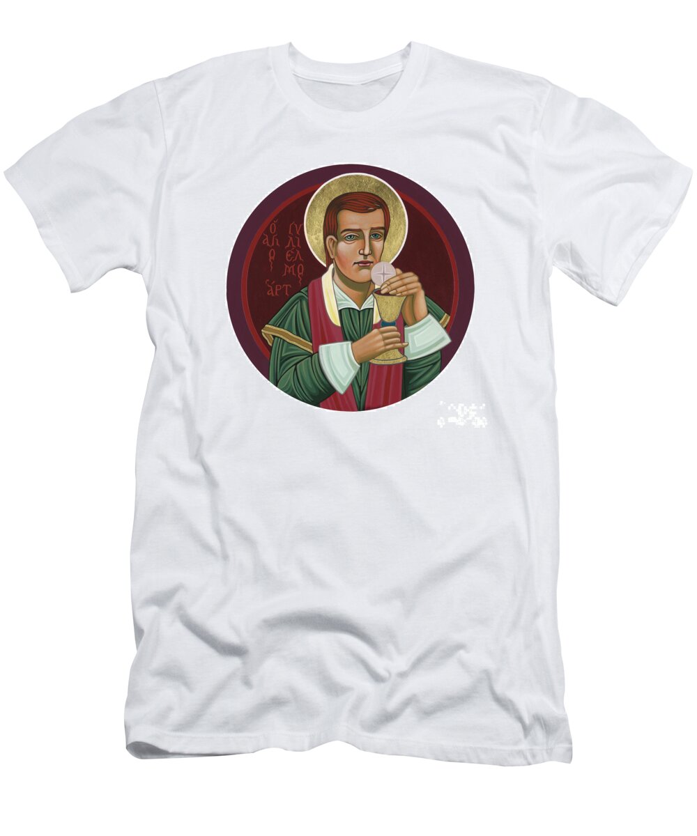 Holy Martyr Blessed William Hart-1583 T-Shirt featuring the painting 297 Holy Martyr Blessed William Hart -1583 by William Hart McNichols