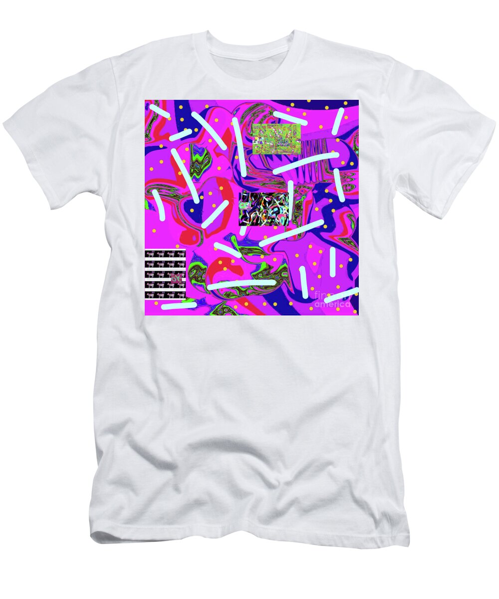 Walter Paul Bebirian T-Shirt featuring the digital art 3-8-2015abcdef by Walter Paul Bebirian