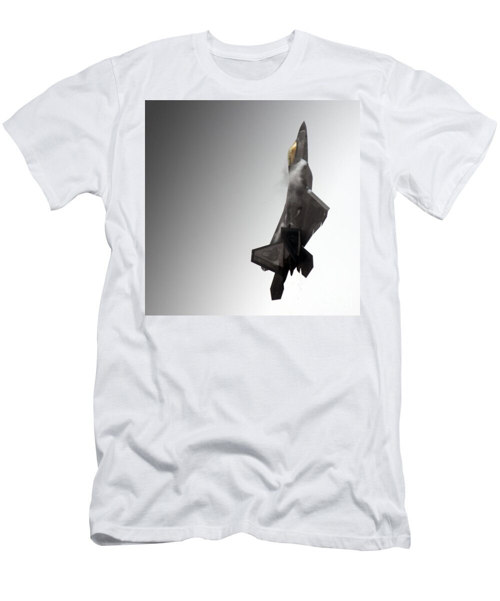 F-22 T-Shirt featuring the photograph Raptor #3 by Ang El