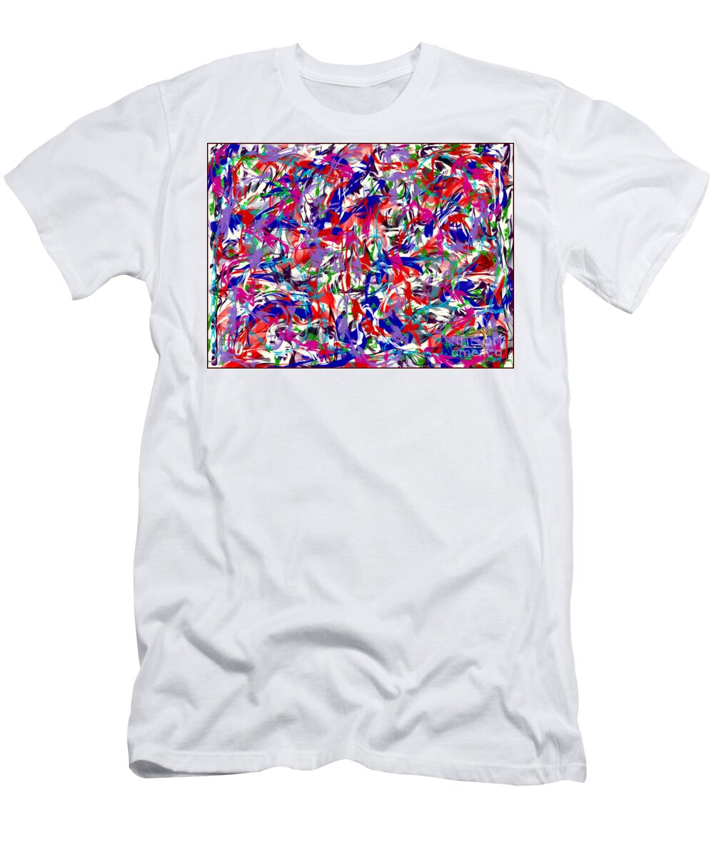  T-Shirt featuring the digital art B T Y L by James Lanigan Thompson MFA