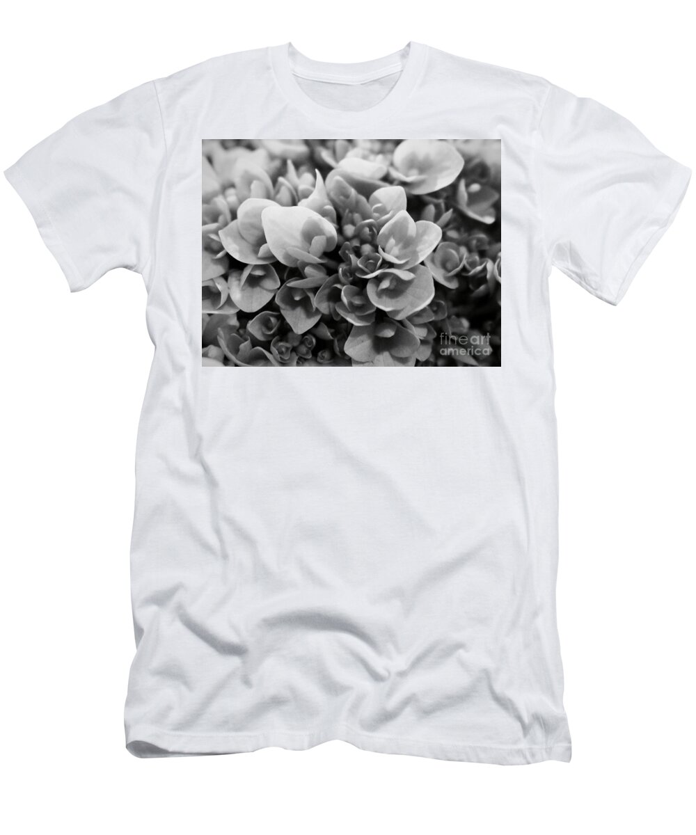 Black And White Flowers T-Shirt featuring the photograph Flowers by Deena Withycombe