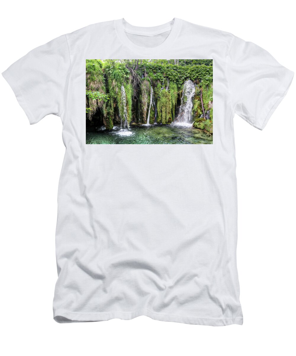 Plitvice Lakes National Park Croatia T-Shirt featuring the photograph Plitvice Lakes National Park Croatia #33 by Paul James Bannerman