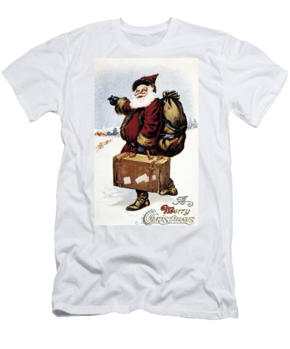 19th Century T-Shirt featuring the photograph American Christmas Card #37 by Granger