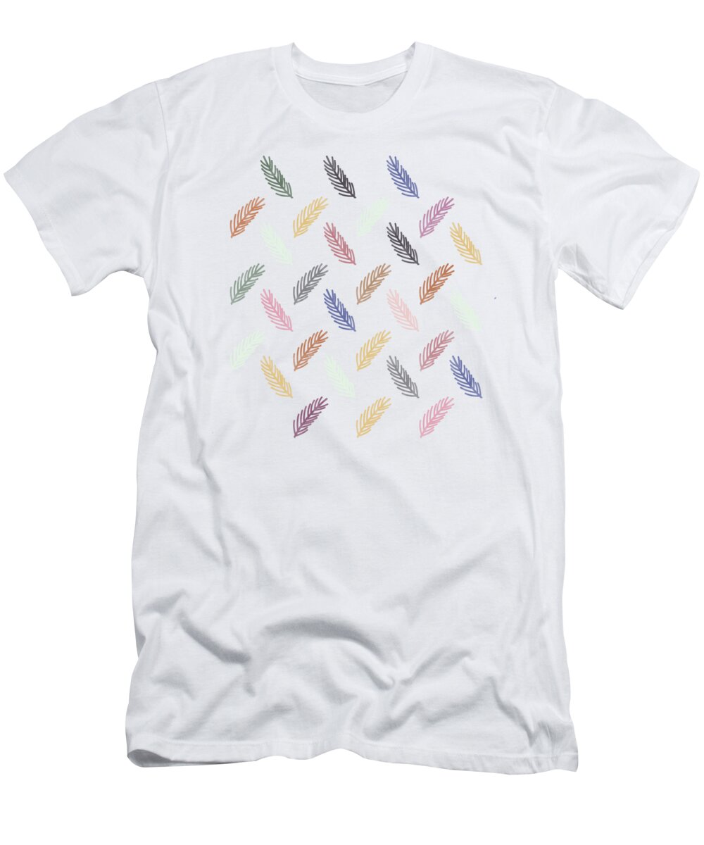 Watercolor T-Shirt featuring the digital art Lovely Pattern #37 by Amir Faysal