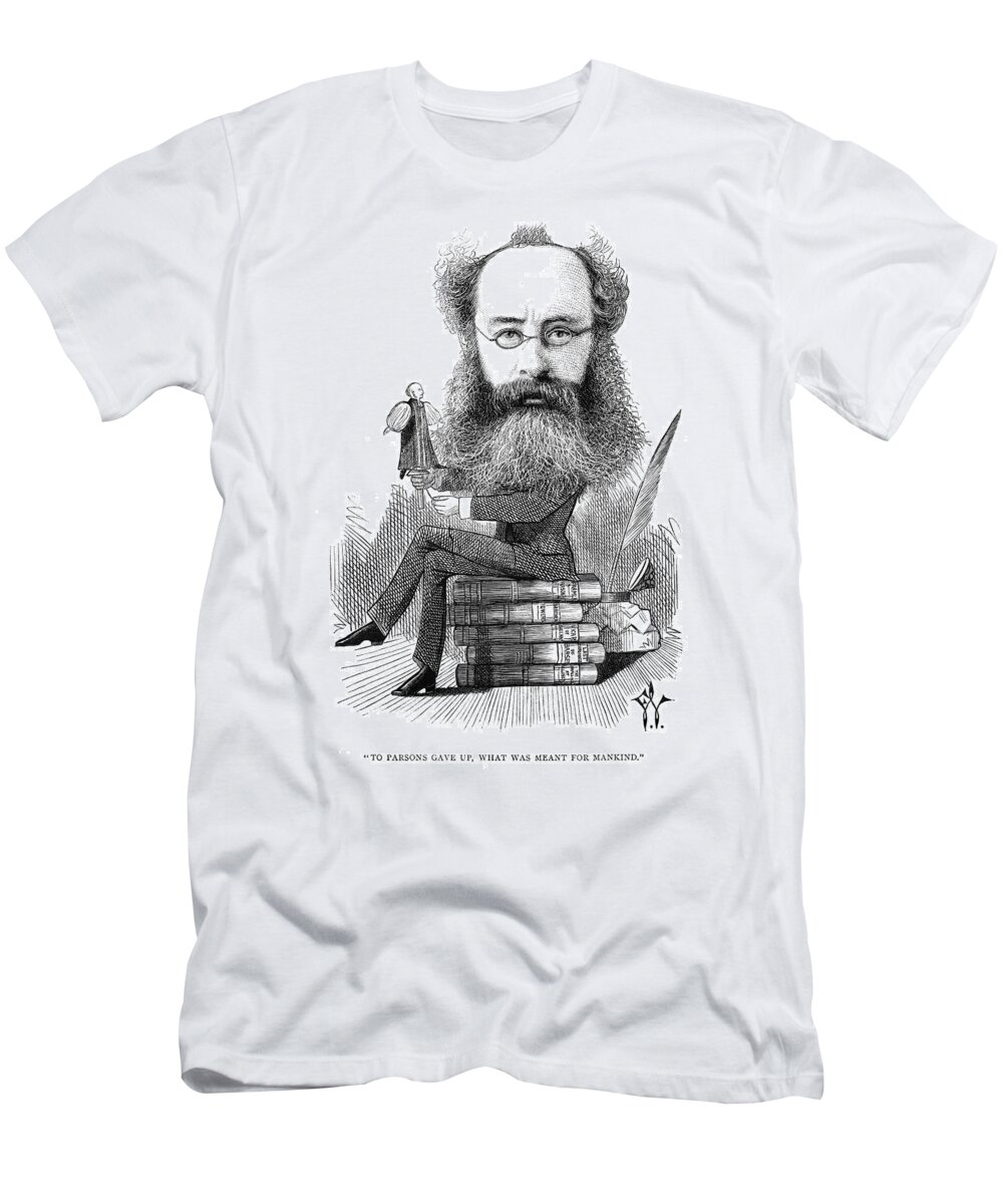 19th Century T-Shirt featuring the photograph Anthony Trollope #4 by Granger