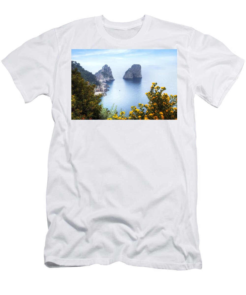 Faraglioni T-Shirt featuring the photograph Faraglioni - Capri #5 by Joana Kruse