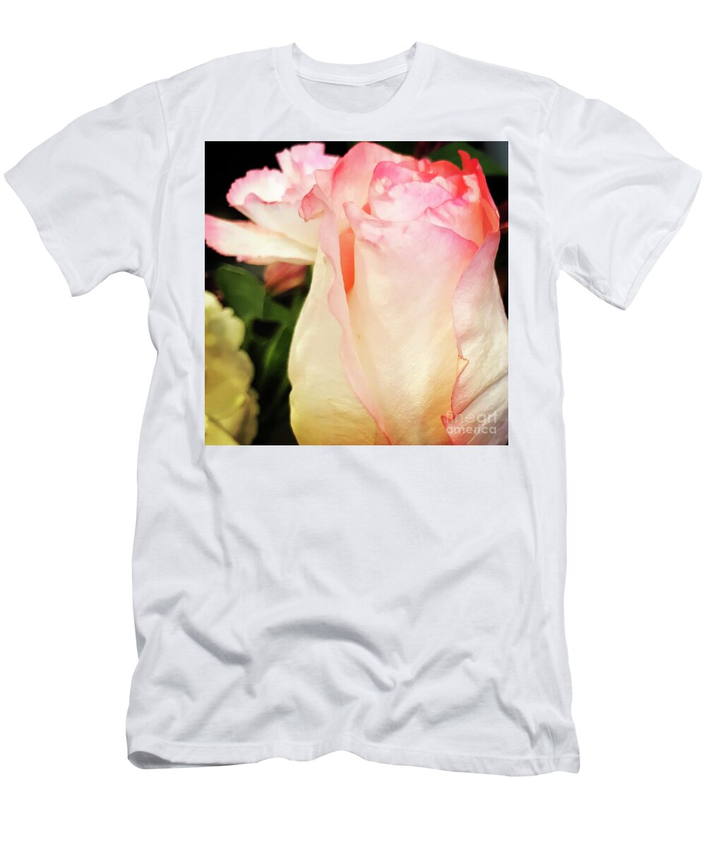 Pink T-Shirt featuring the photograph Rose by Deena Withycombe