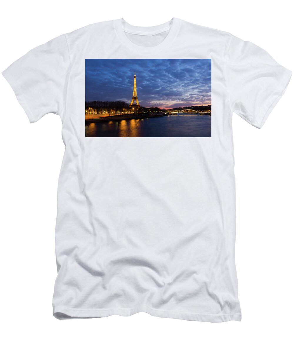 Eiffel Tower T-Shirt featuring the photograph Eiffel Tower #7 by Mariel Mcmeeking