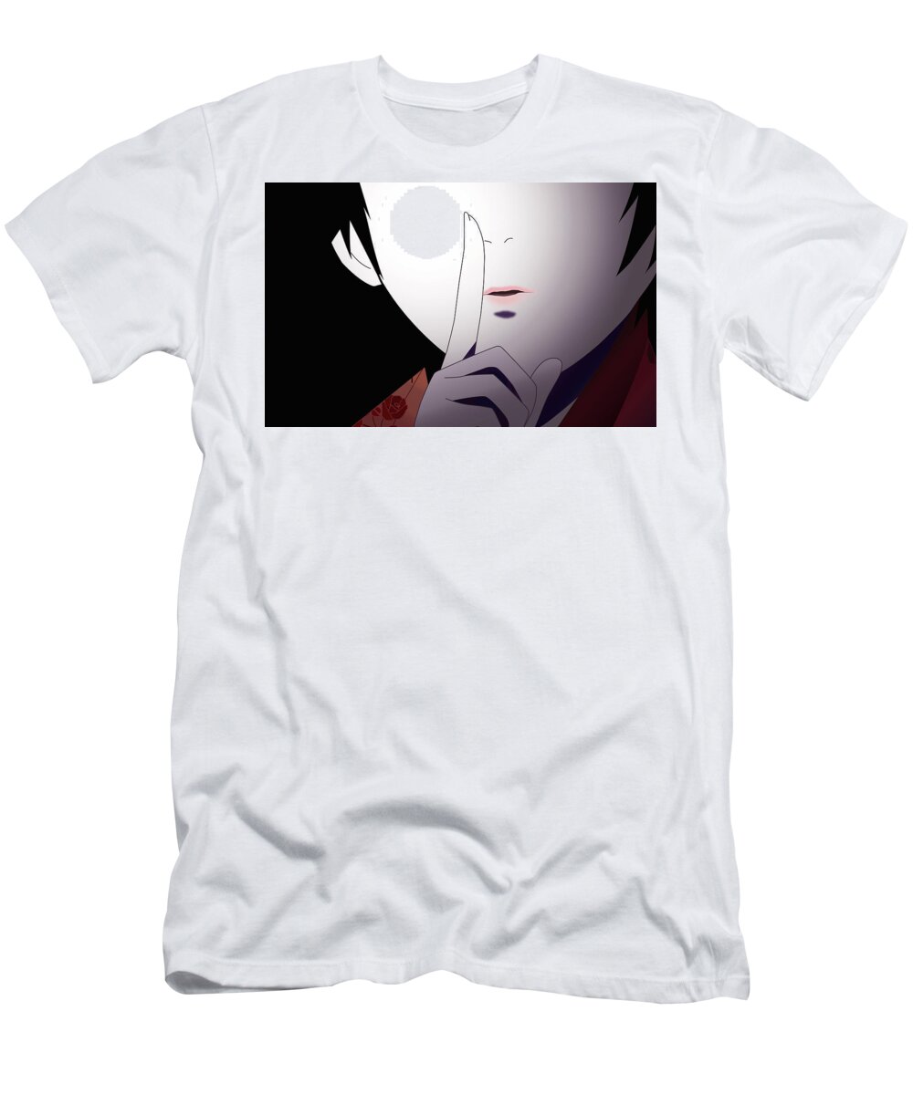 Sayonara T-Shirt featuring the digital art Sayonara, Zetsubou-Sensei #7 by Super Lovely