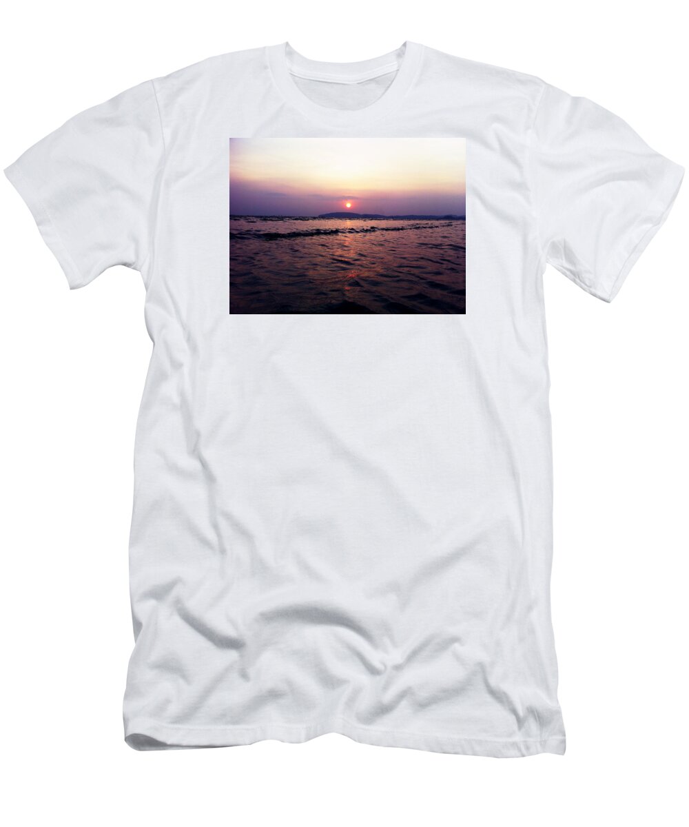 Sunset T-Shirt featuring the photograph Sunset #7 by Julita Pietrzyk