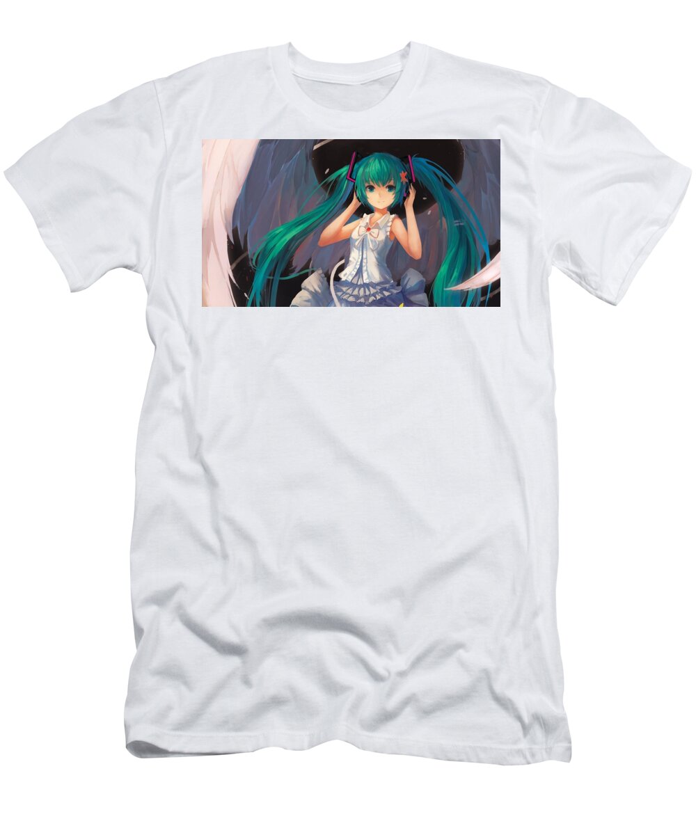 Vocaloid T-Shirt featuring the digital art Vocaloid #83 by Super Lovely