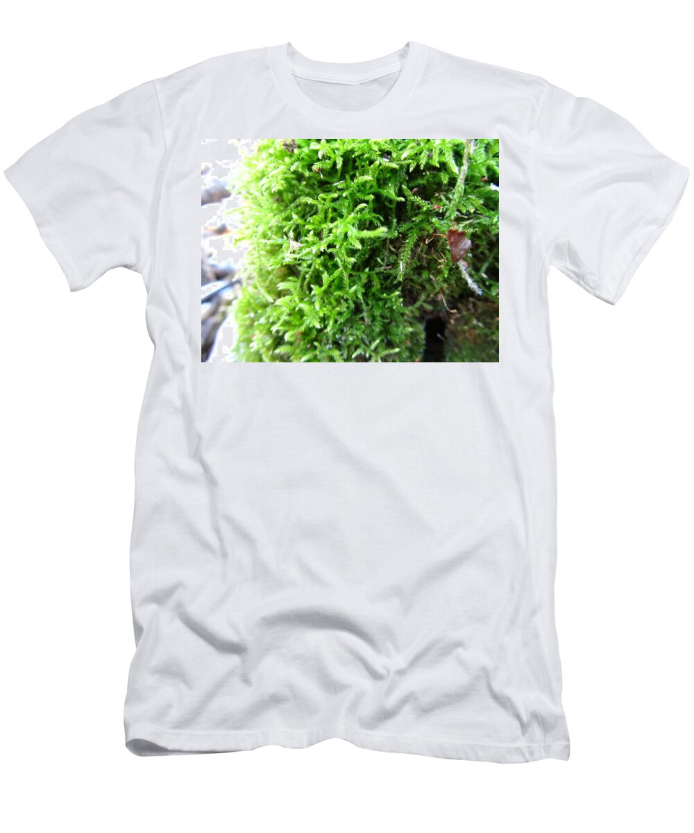 Moss T-Shirt featuring the photograph Moss #9 by Mariel Mcmeeking