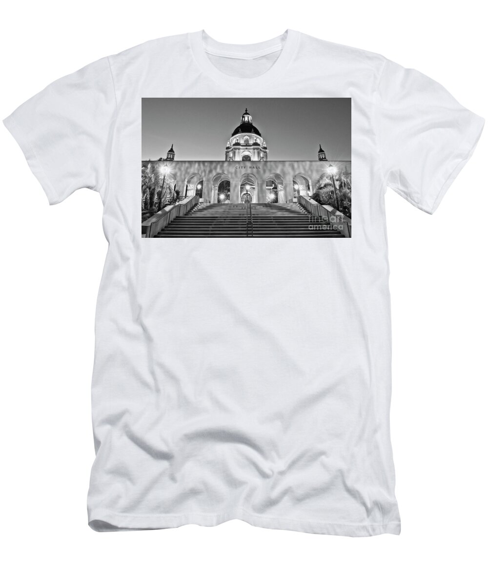 Pasadena City Hall T-Shirt featuring the photograph The beautiful Pasadena City Hall. #9 by Jamie Pham