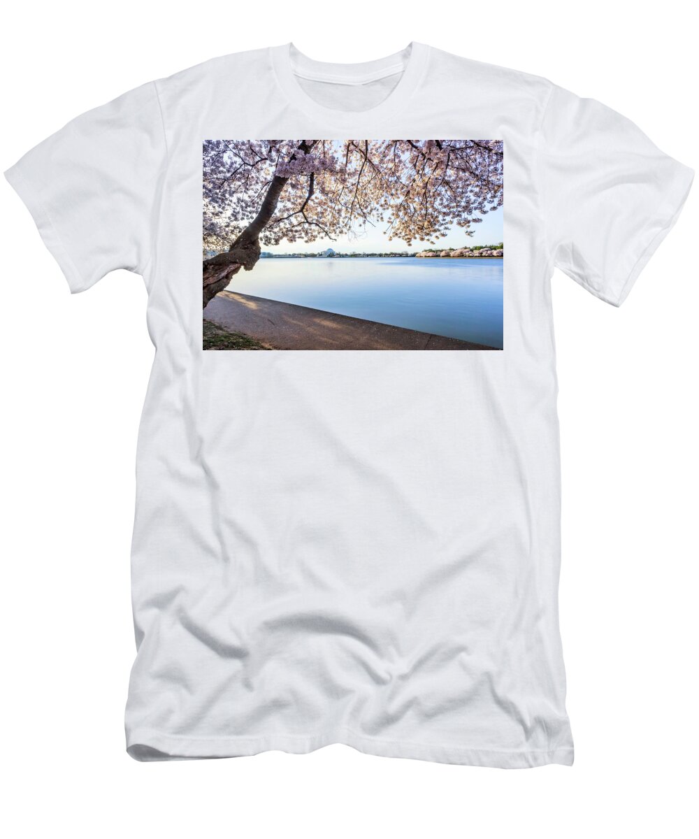 Cherry Blossoms T-Shirt featuring the photograph A Classic by Edward Kreis