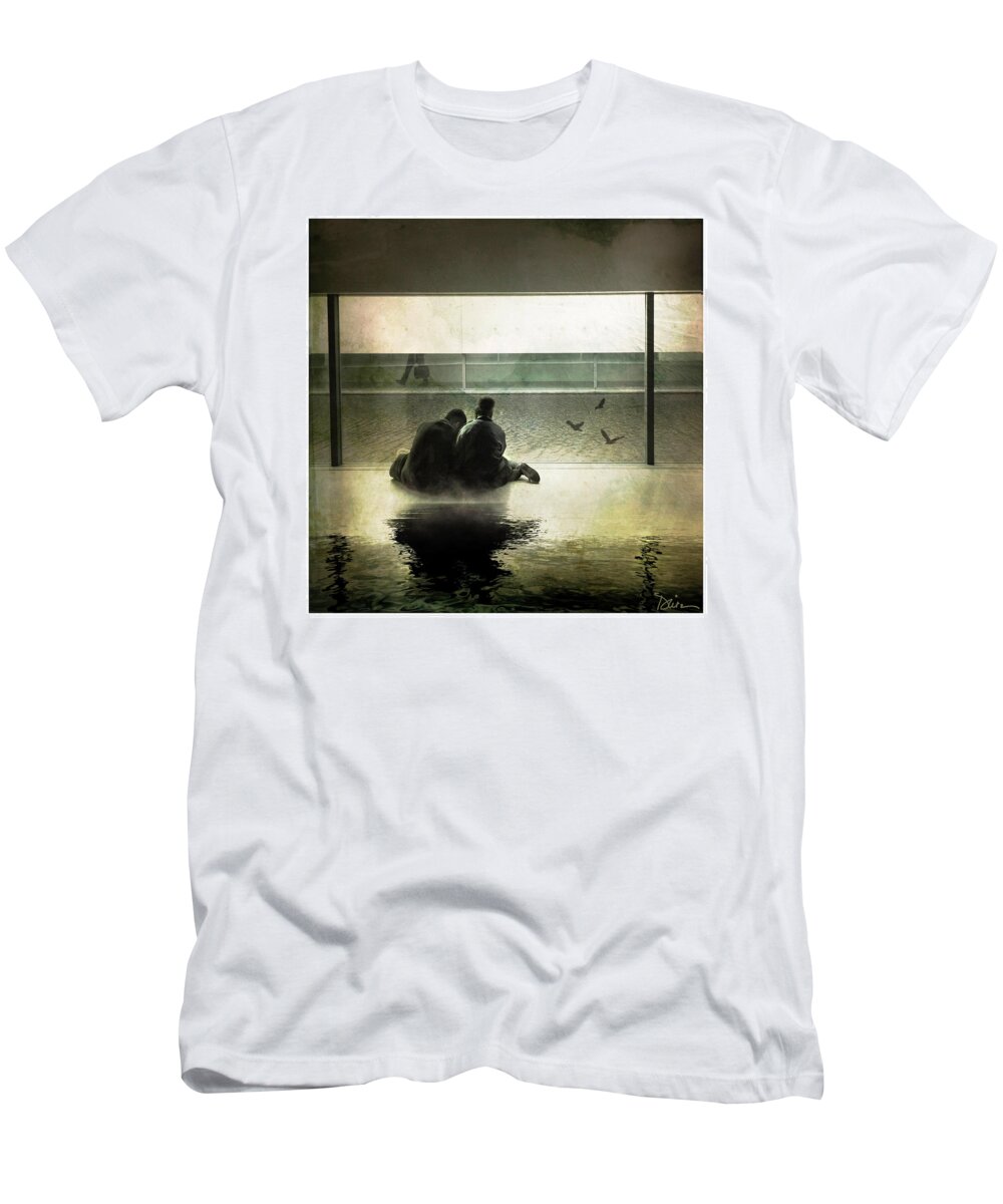 Water T-Shirt featuring the photograph A Private Moment by Peggy Dietz