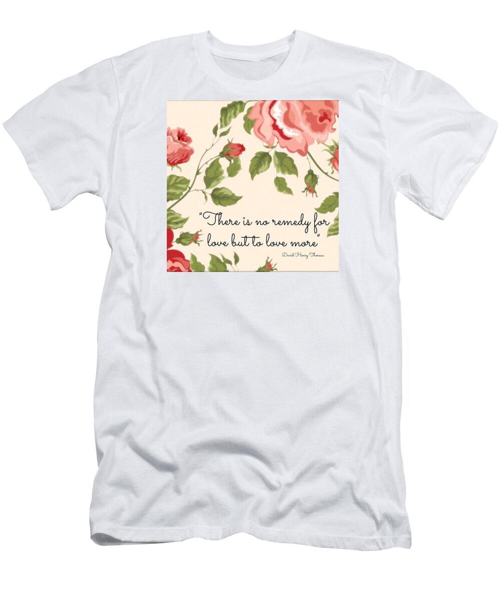 Lovers T-Shirt featuring the photograph A Remedy For Love #1 by Leah McPhail