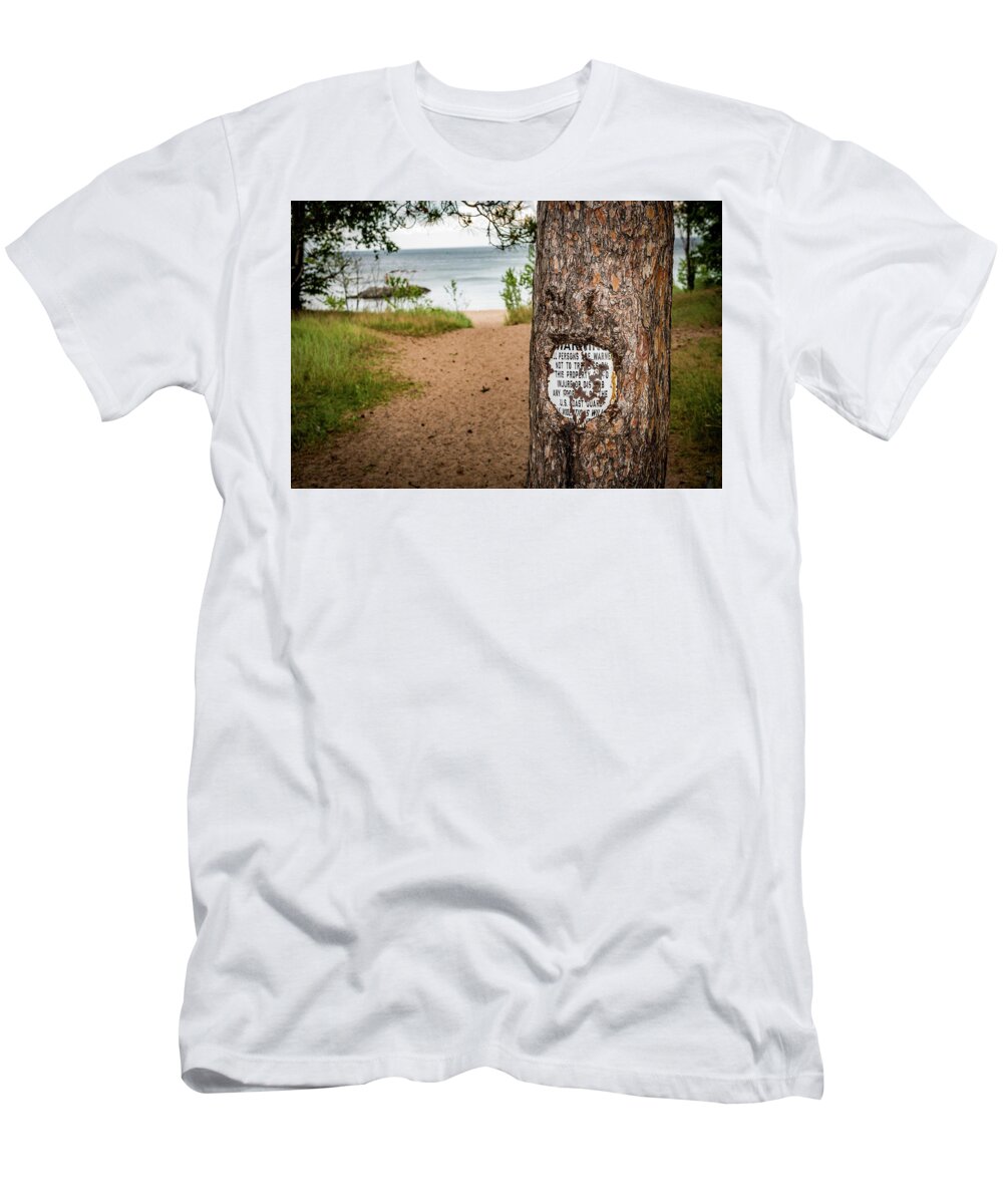 Humor T-Shirt featuring the photograph A Sign of Growth by Paul LeSage