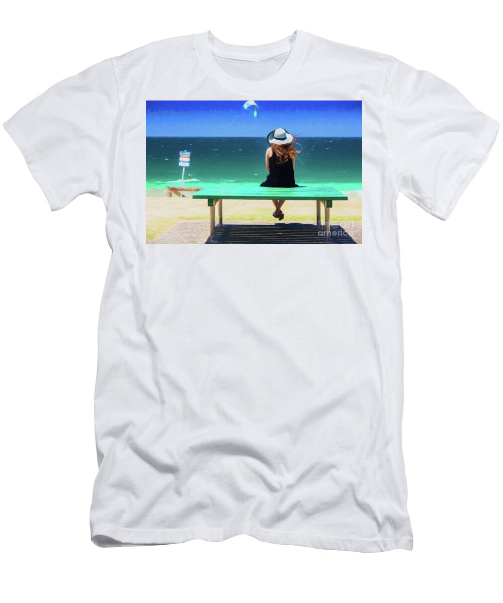 Redhead T-Shirt featuring the photograph A summers day by Sheila Smart Fine Art Photography
