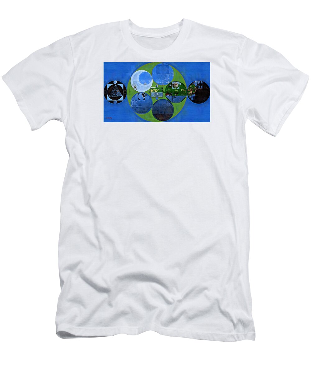 Art T-Shirt featuring the digital art Abstract painting - Everglade by Vitaliy Gladkiy