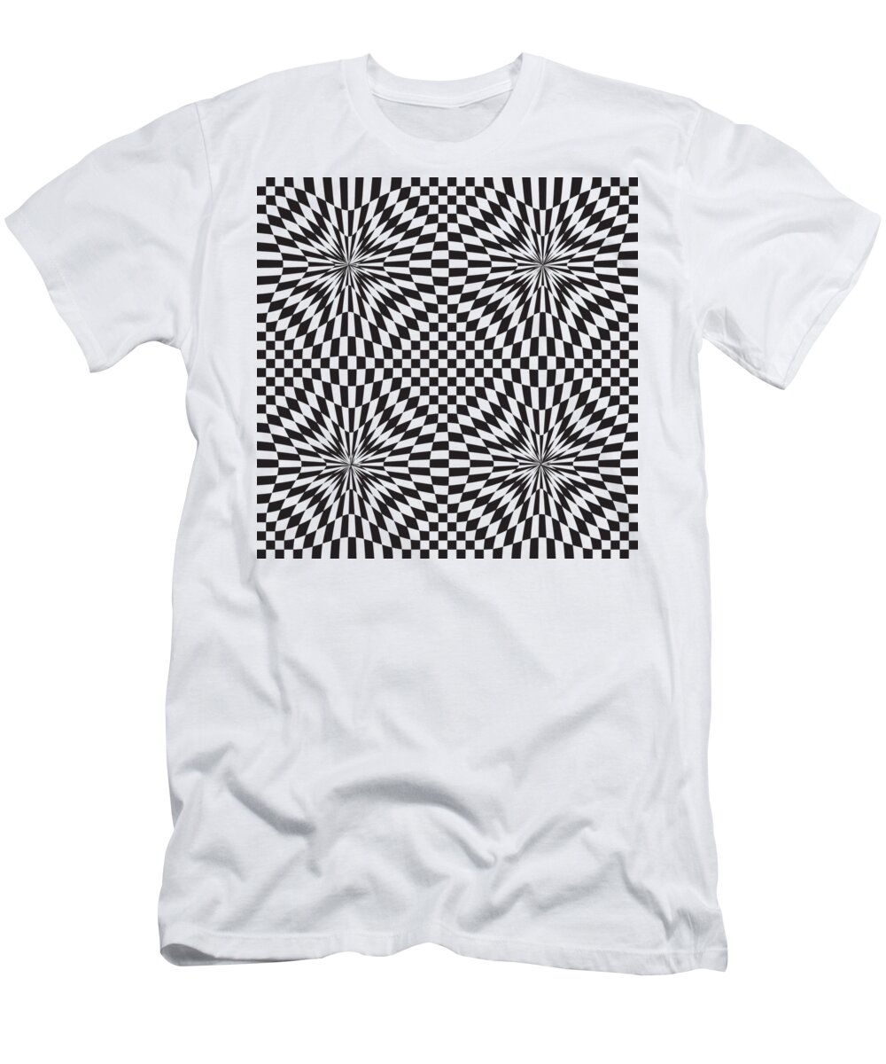 Abstract T-Shirt featuring the digital art Abstract vector pattern by Michal Boubin