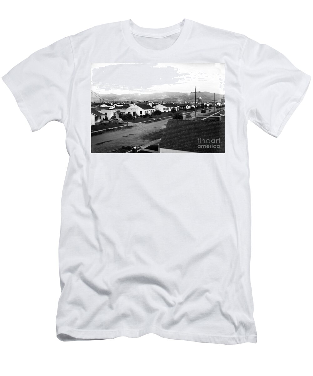 Acacia Park T-Shirt featuring the photograph Acacia Park Salinas circa 1950 by Monterey County Historical Society