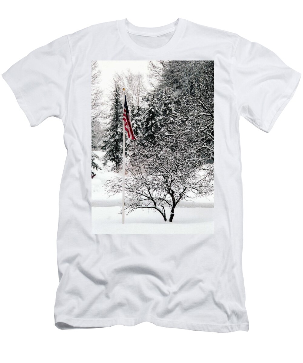 America T-Shirt featuring the photograph After the Storm by John Scates