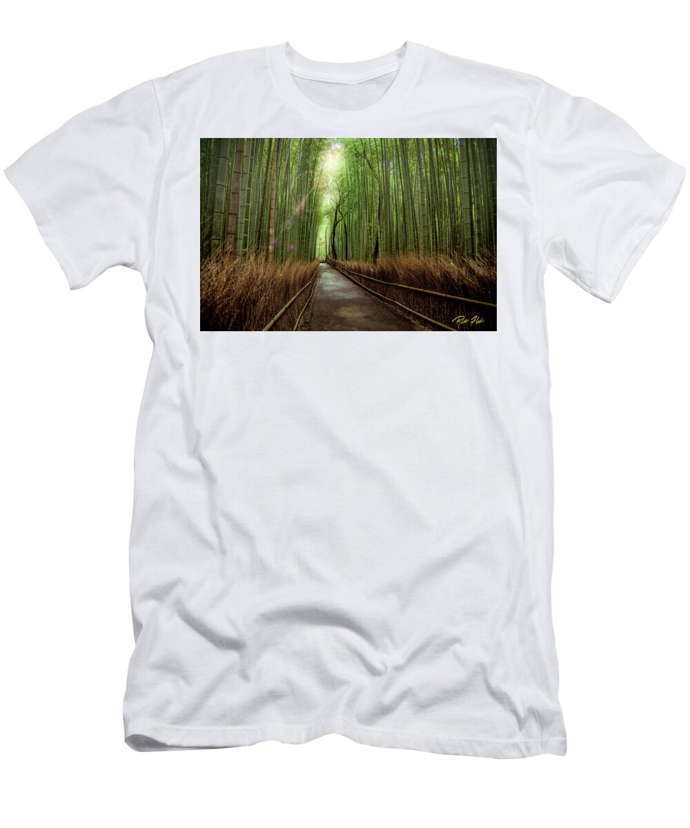 Bamboo T-Shirt featuring the photograph Afternoon in the Bamboo by Rikk Flohr