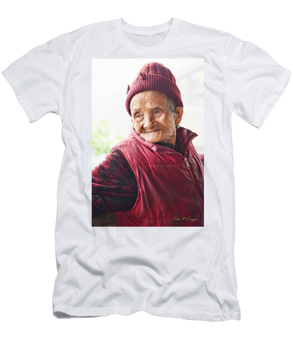 China T-Shirt featuring the photograph Age of Beauty by Dan McGeorge