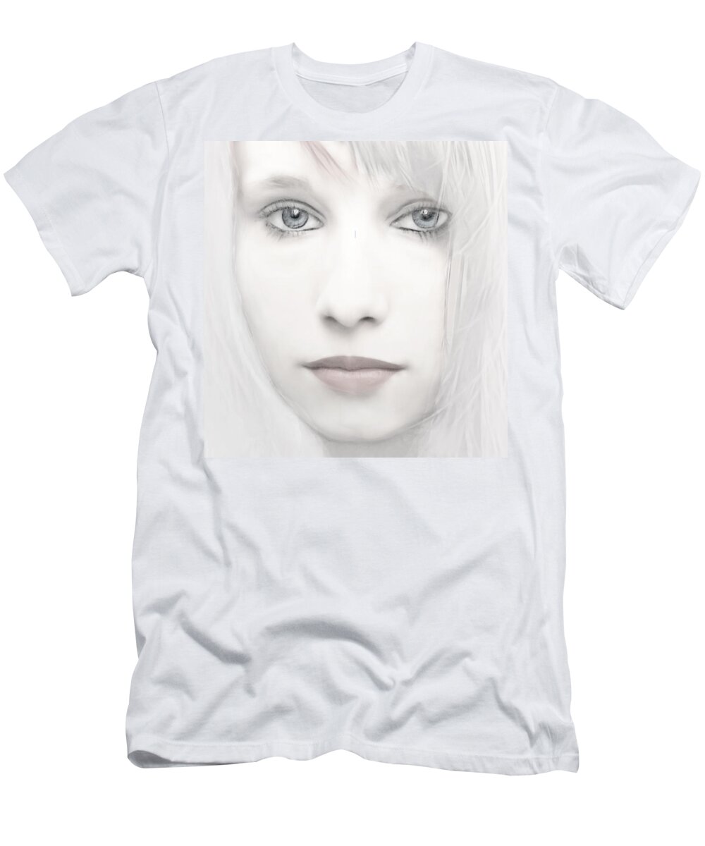 Woman T-Shirt featuring the photograph Alabaster-face by Joachim G Pinkawa