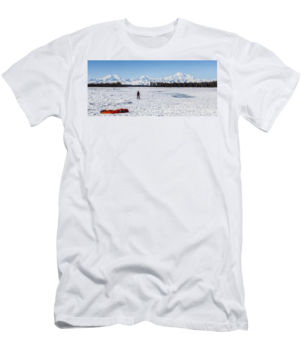 Mckinley T-Shirt featuring the photograph Alaska Range by Kyle Lavey
