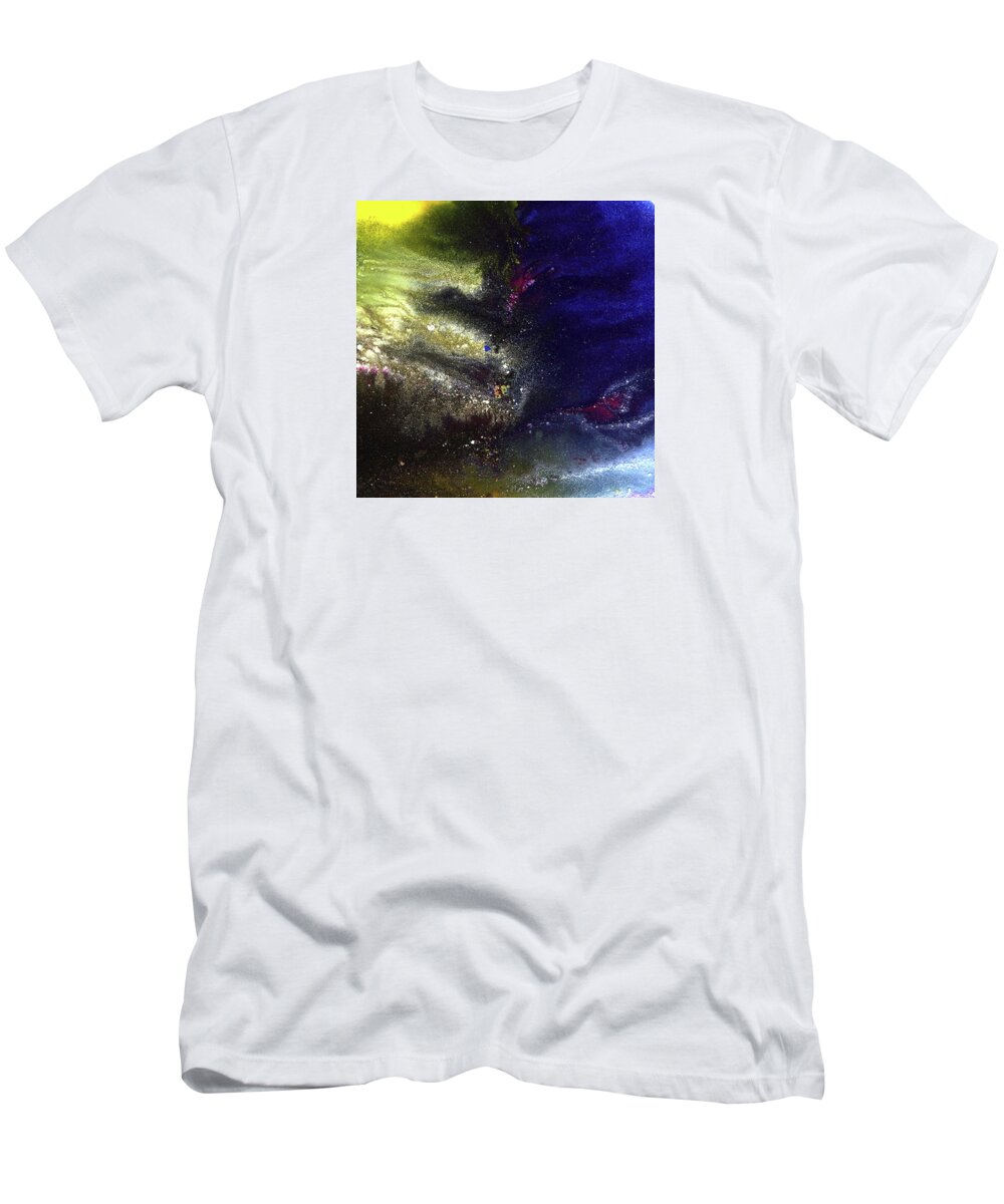 Gallery T-Shirt featuring the painting ALCHEMY 02a by Dar Freeland