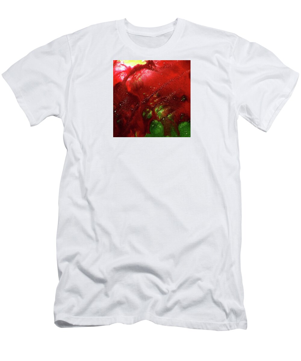 Gallery T-Shirt featuring the painting ALCHEMY 05d by Dar Freeland