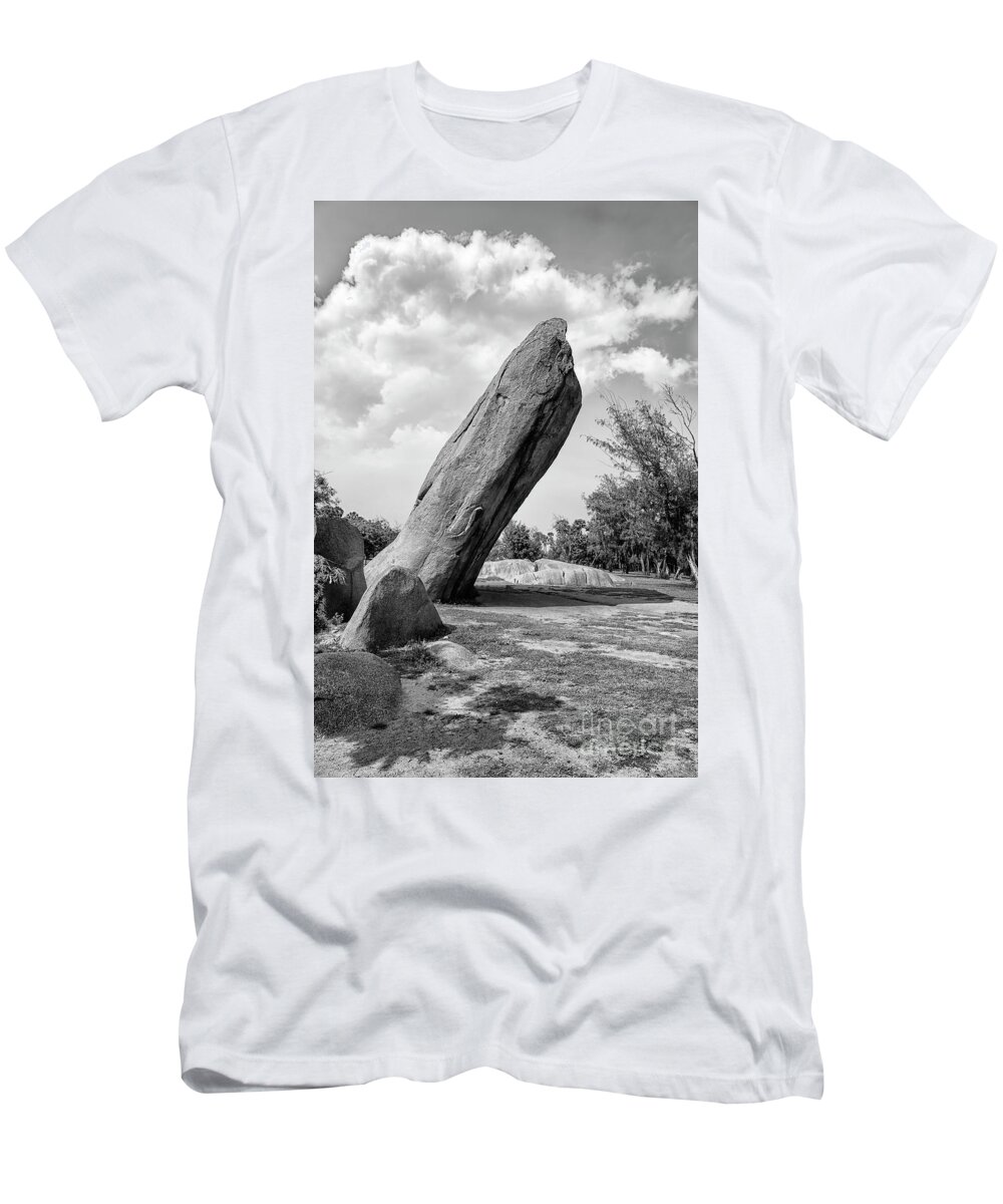 Ancient T-Shirt featuring the photograph Ancient standing rock by Kiran Joshi