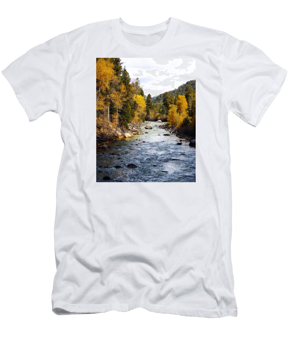 Animas River T-Shirt featuring the photograph Animas River by Kurt Van Wagner