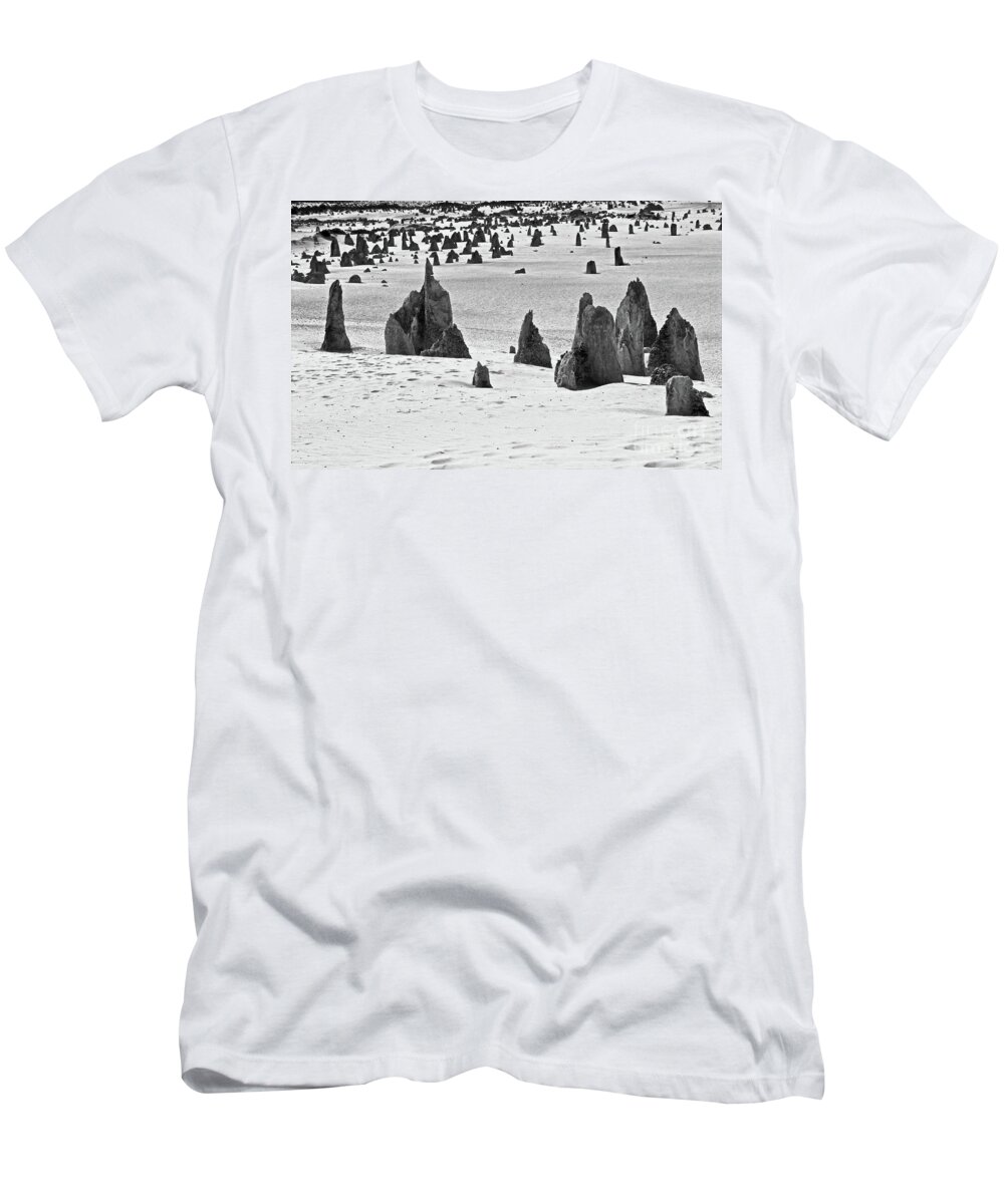 Digital Black And White Photo T-Shirt featuring the photograph Another Planet BW by Tim Richards