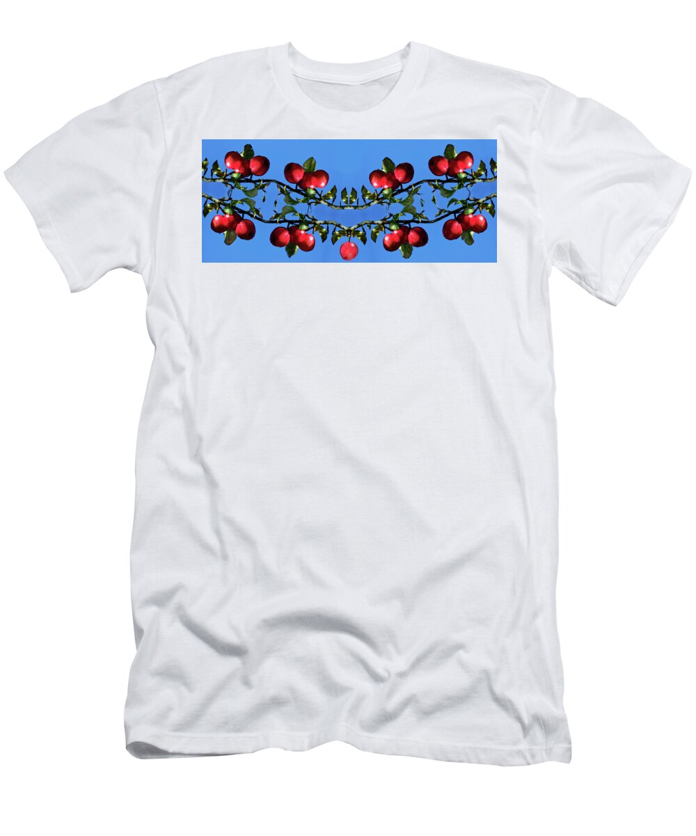 Apples Bramble T-Shirt featuring the photograph Apples Bramble by Adria Trail