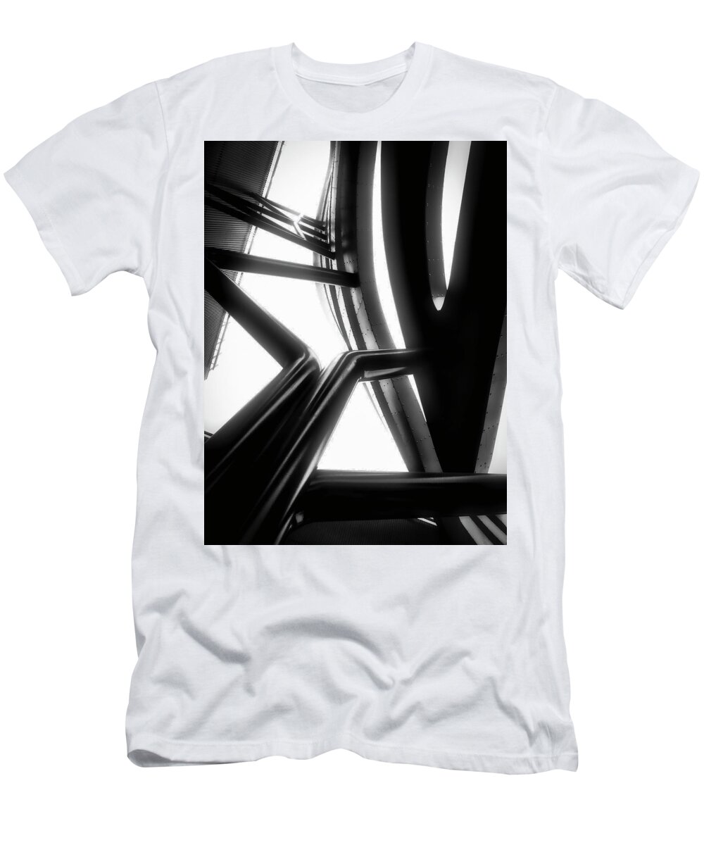 Architecture T-Shirt featuring the photograph Architectural Flow 03 by Mark David Gerson