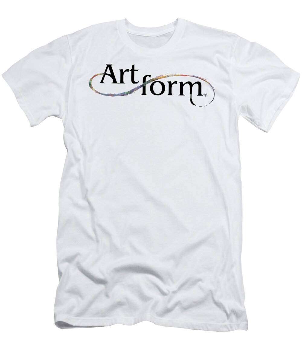Artform T-Shirt featuring the drawing Artform02 by Arthur Fix