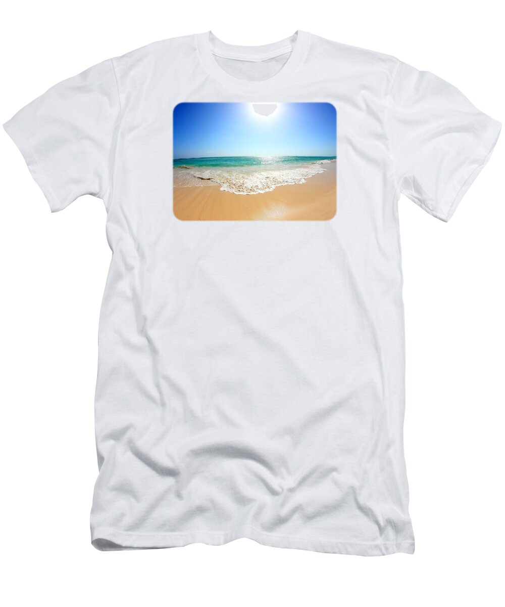 Beach T-Shirt featuring the photograph Tranquility by Brian Manfra