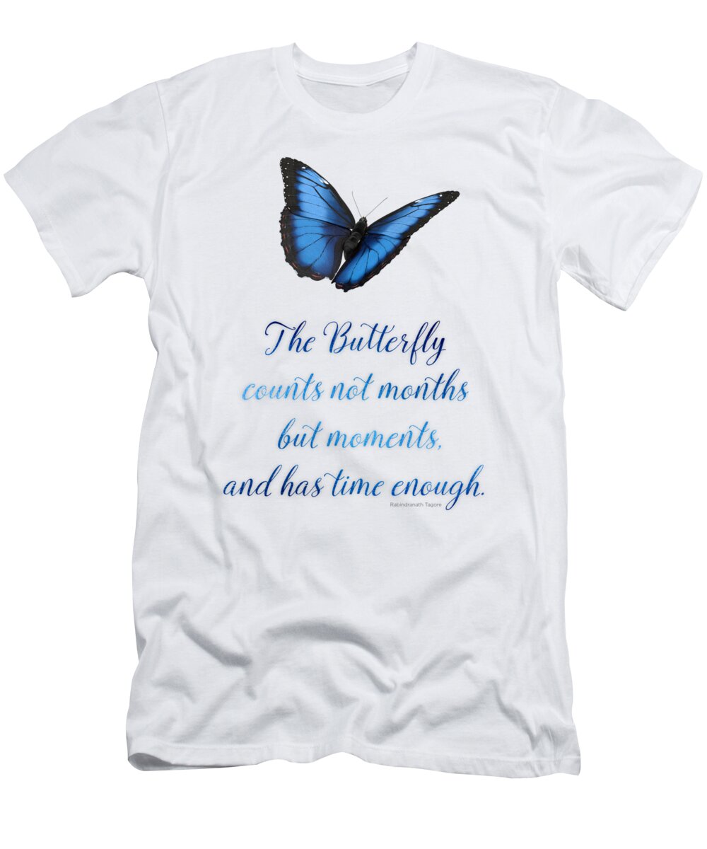 The Butterfly T-Shirt featuring the digital art The Butterfly by Mary Machare