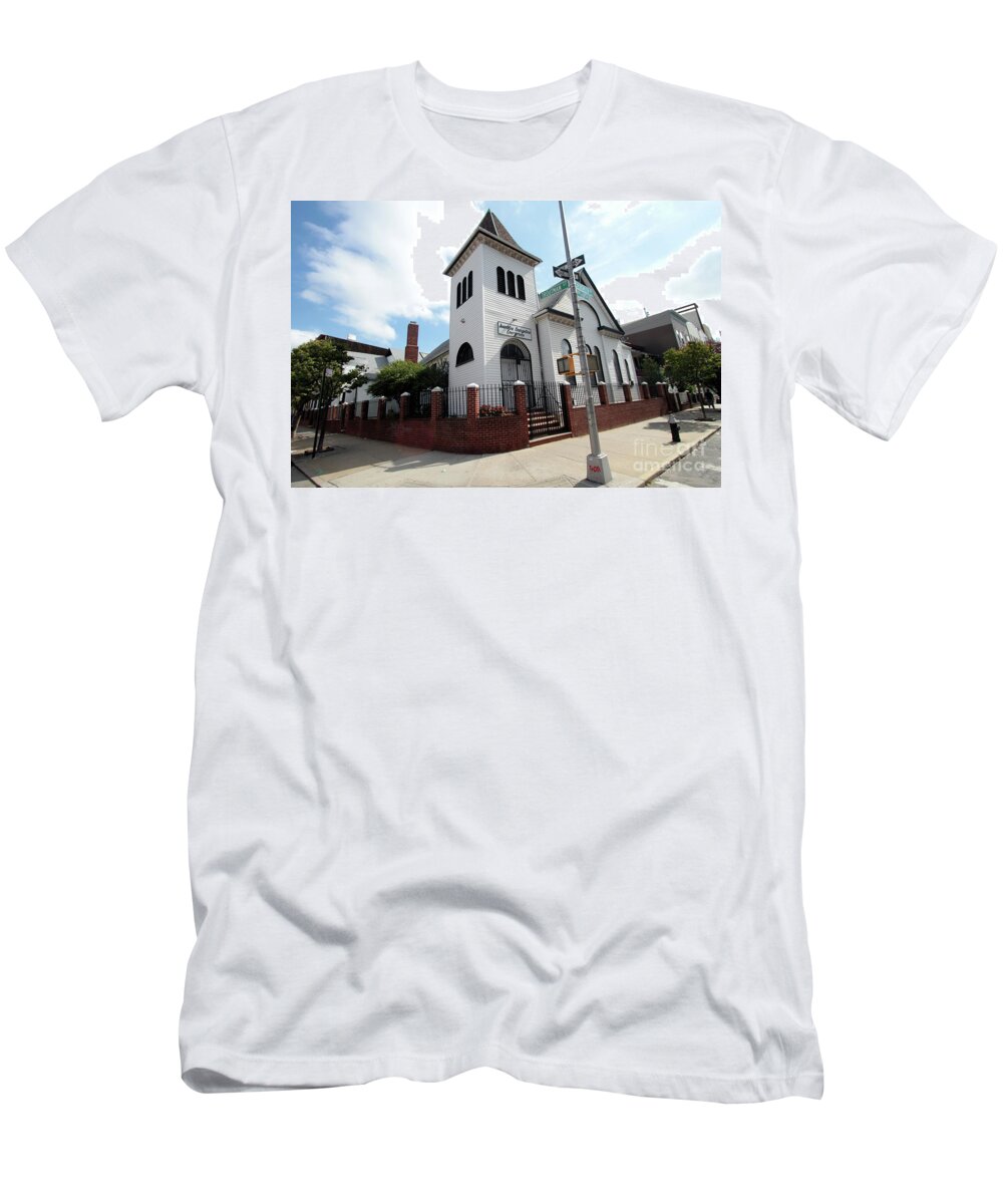 Asamblea Evangelica Evergreen Church T-Shirt featuring the photograph Asamblea Evangelica Evergreen Church by Steven Spak