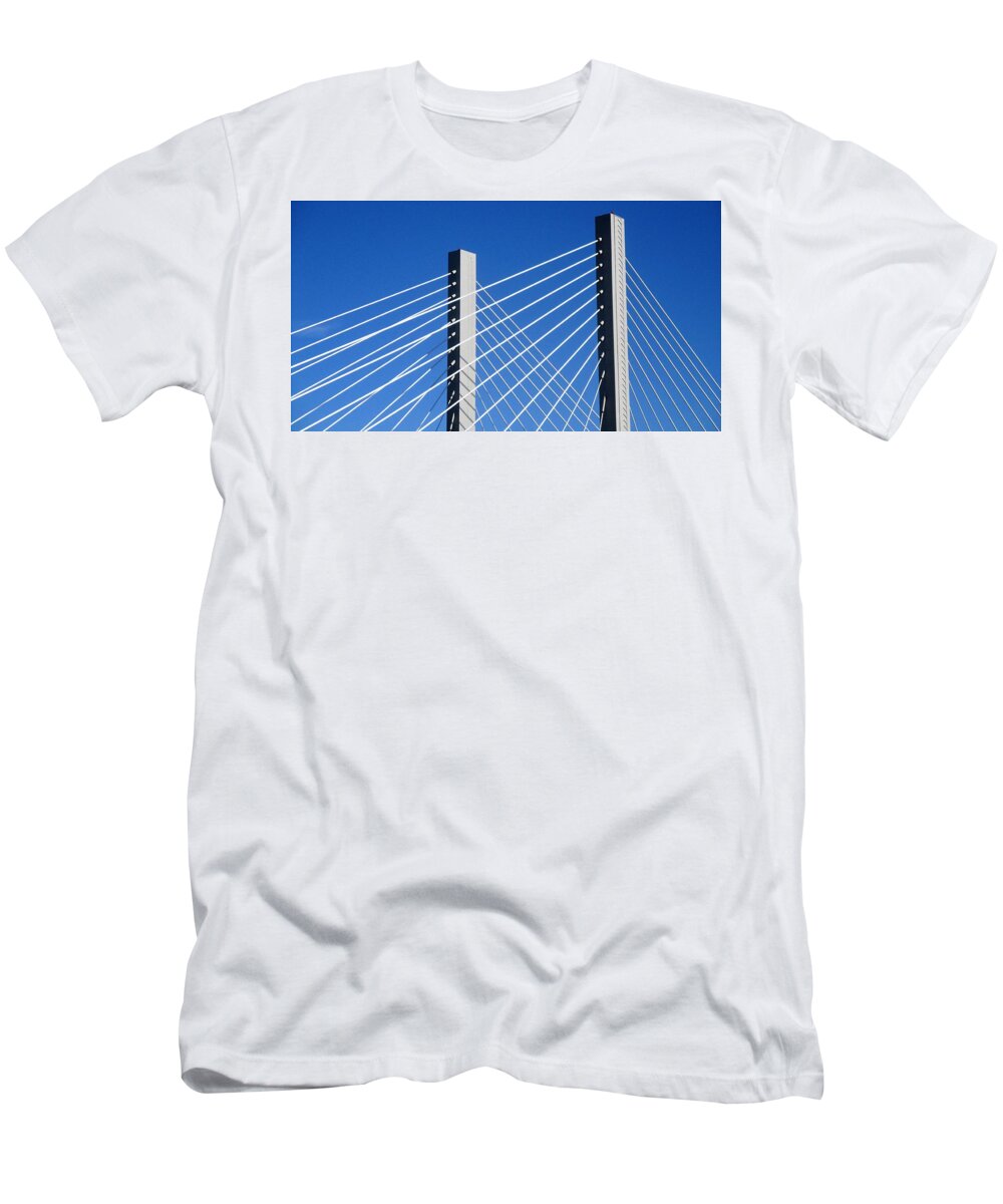 Bridge T-Shirt featuring the photograph Aspire 2 by Martin Cline