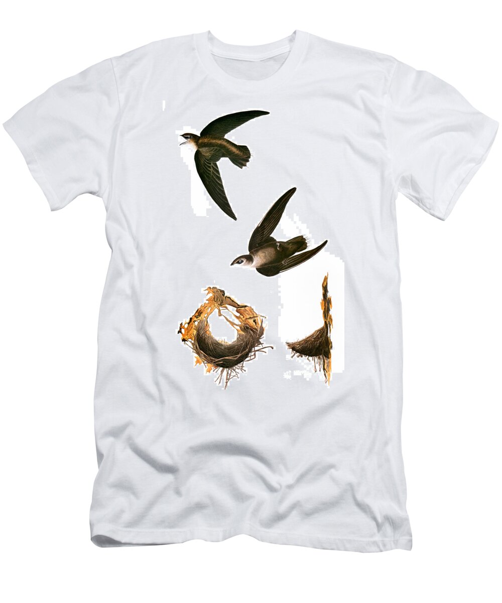 1838 T-Shirt featuring the photograph Audubon: Swift by Granger