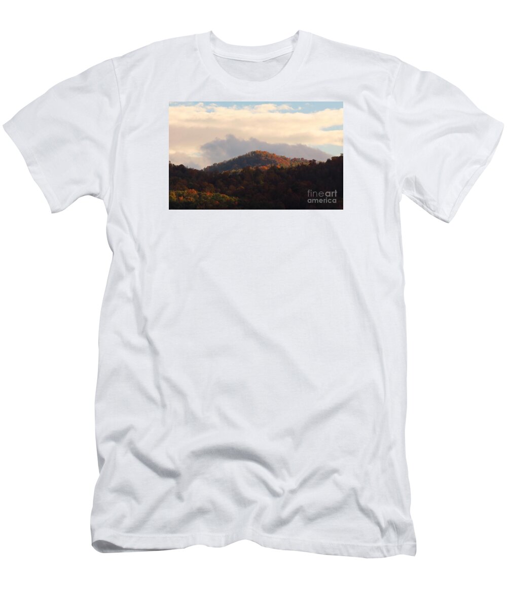 Landscape T-Shirt featuring the photograph Autumn Painting by Anita Adams