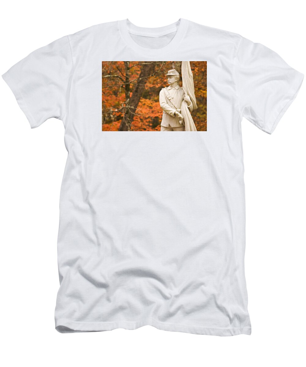 Chattanooga T-Shirt featuring the photograph Autumn Solider by Harold Stinnette