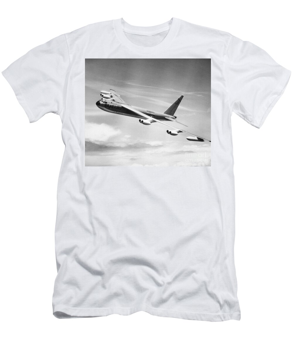 1950s T-Shirt featuring the photograph B-52e Us Air Force Strato Fortress by H. Armstrong Roberts/ClassicStock
