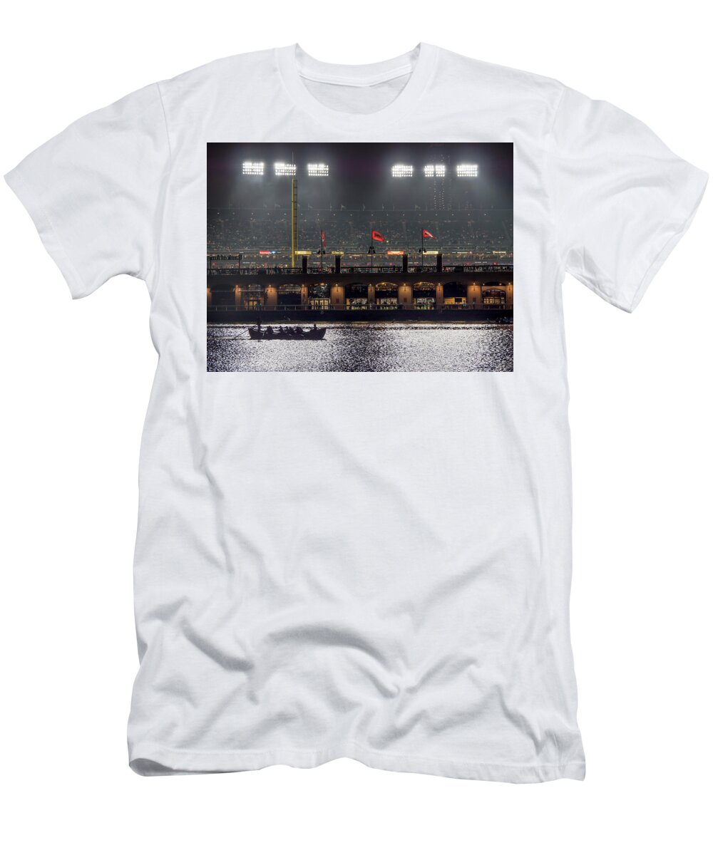 Giant's Ballpark T-Shirt featuring the photograph Ballpark Boating by Derek Dean