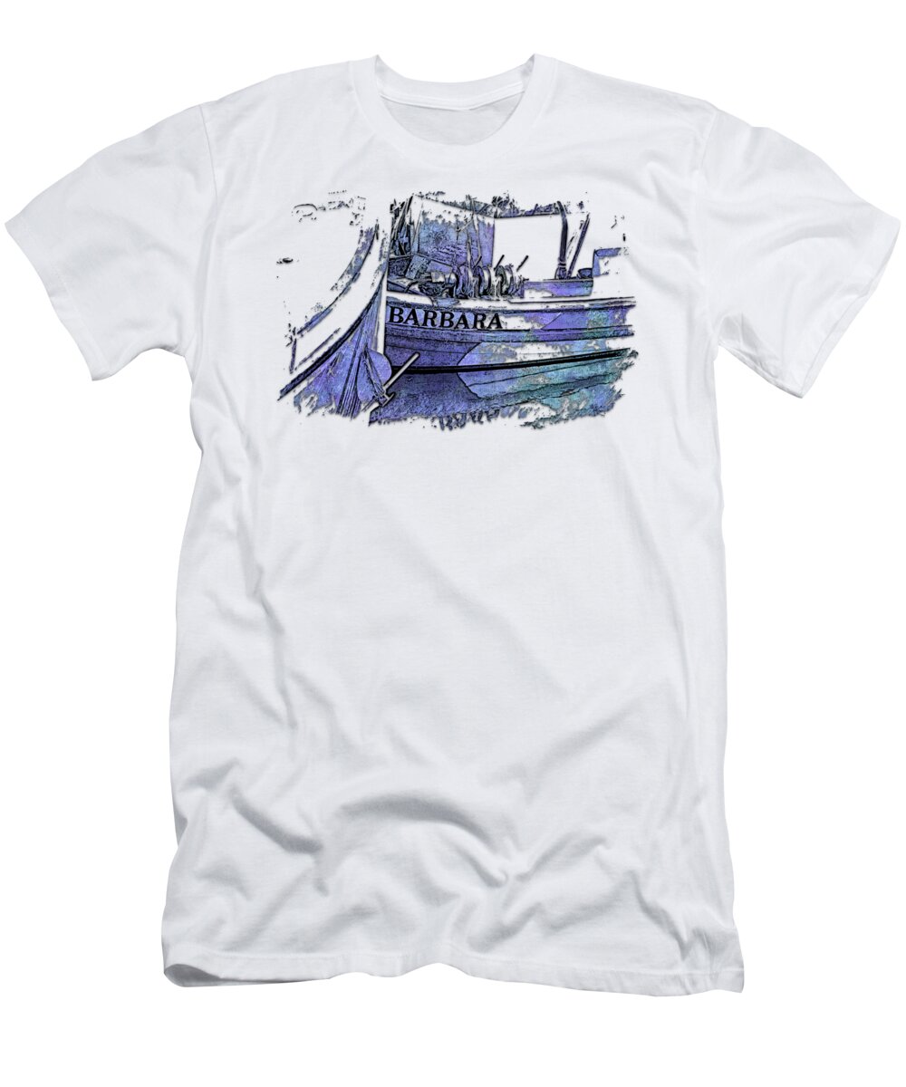 Berry T-Shirt featuring the photograph Barbara Berry Blues 3 Dimensional by DiDesigns Graphics
