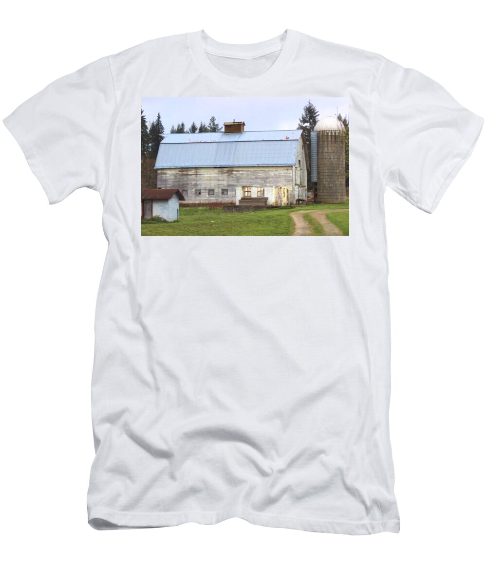 Barn T-Shirt featuring the photograph Barn Again 27 by Cathy Anderson
